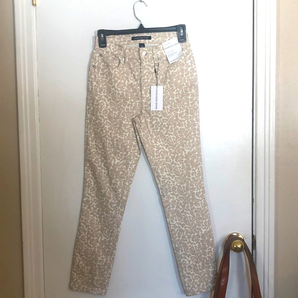 Animal print jeggins